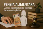 Pensia alimentara: Cum se face calculul pensiei alimentare si ce poti face daca nu este platita