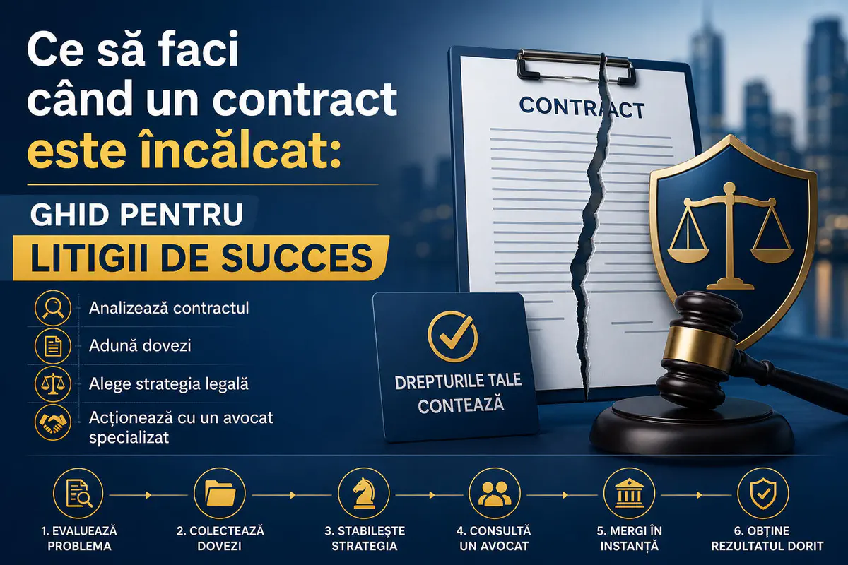 Ce sa faci cand un contract este incalcat: Ghid pentru litigii de succes