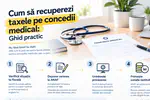 Cum sa recuperezi taxele pe concedii medical: Ghid practic